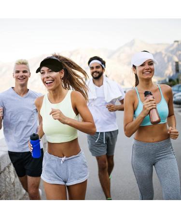Fuyamp Solar Shield Caps - Unisex Adjustable Breathable Hats for Golf Baseball Tennis Cycling & Running | 2 Pack - Buy Online on GoSupps.com