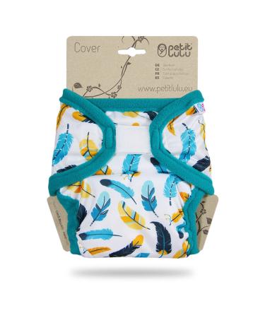 Petit Lulu XL Overpants (12-17 kg) for cloth diapers Velcro (feathers)