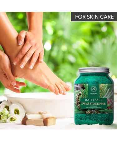 Bathing Salt Zirbelkief 1300g - Natural Stone Pine Oil for Sleep Stress Relief & Body Care | Wellness & Relaxation - Buy Online on GoSupps.com