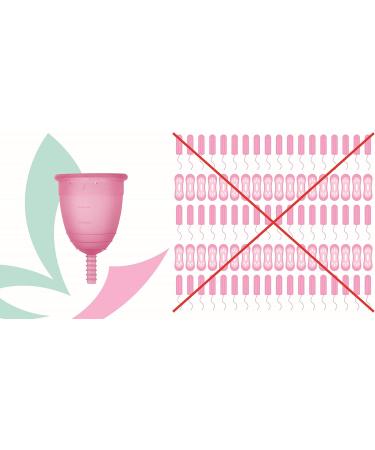 Buy MamiCup Soft Menstrual Cup - Flexible Reusable Medical Silicone in Rose (Size M) | Eco-Friendly Period Protection - Buy Online on GoSupps.com