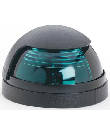 Attwood Black Cover 1-Mile Deck Mount Navigation Bow Light Starboard/Green Lens