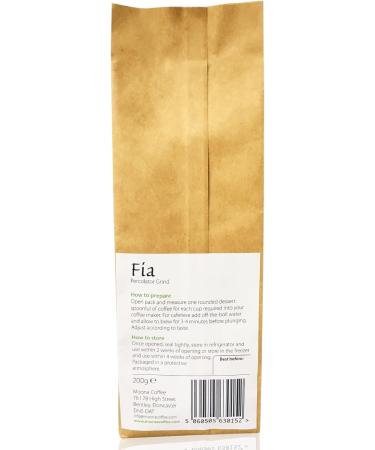 ROASTED TO ORDER ARTISANAL Coffee Beans 200g FIA - Light Roast Blend- Beans or Ground to order for Espresso Cafetiere Filter Percolator and Turkish Coffees (Percolator Grind) - Buy Online on GoSupps.com