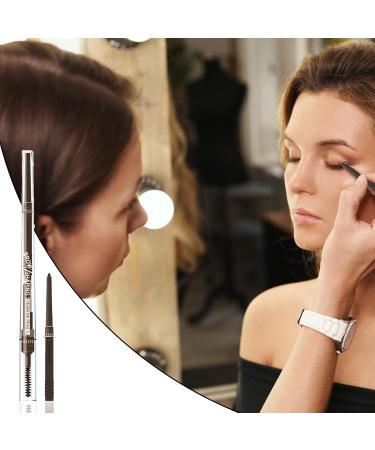 Eyebrow Pencil - Dual Ends Eyebrow Gel | Anti-Smudge Eyebrow Pencil Interchangeable Tip for Mother Kagrote Dark Brown - Buy Online on GoSupps.com