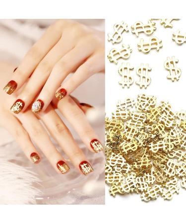 Girl Manicure Tools For Women Nail Charms Nail Accessories Dollar Sign Nail Art Stickers 3D Nail Decals - Buy Online on GoSupps.com