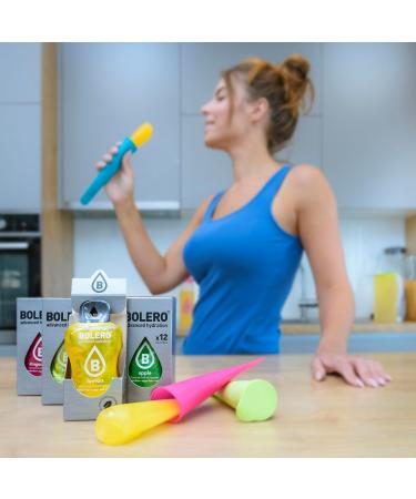 Bolero Drink 24 Sachets 3g Sticks Fruit Prepared Powder Soluble For Fresh Drink in Water Product 72g Stevia Sweetened (Mango) - Buy Online on GoSupps.com