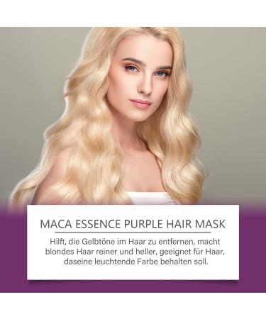  Clawrex Purple Hair Mask 100g for Blonde and Blonde Hair Moisturizing Hair Damage Repair Long Lasting Color Hold - Buy Online on GoSupps.com