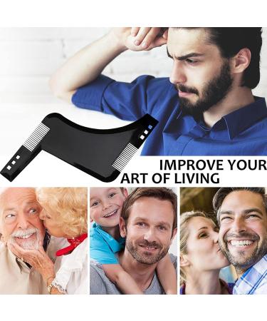 Barte Beard Template & Comb - Perfect Chin Beard Forms for Kids & Adults | International Shipping - Buy Online on GoSupps.com