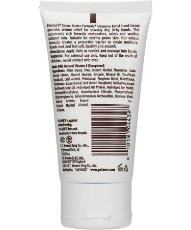 Palmer's Cocoa Butter Intensive Relief Hand Cream Multi Pack | 3 x Cocoa Butter Formula Intensive Relief Hand Cream (60g) 180 g (Pack of 1) - Buy Online on GoSupps.com