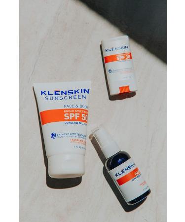 Klenskin SPF 50 Vegan Sunscreen Face & Body Lotion 4oz - Broad Spectrum UV Protection for Adults & Kids - Buy Online on GoSupps.com