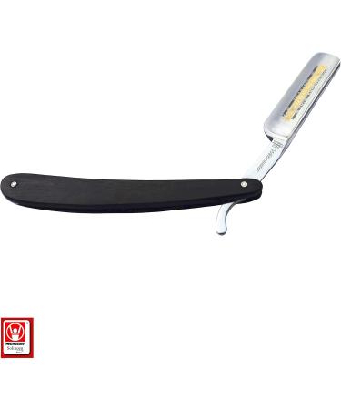 Solingen Weltmeister Razor 5/8 - Premium Gold Etching Ebony Handle | International Shipping Available - Buy Online on GoSupps.com