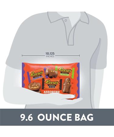 REESE'S Halloween Milk Chocolate Peanut Butter Snack Shapes Candy 9.6 oz Variety Bag - Buy Online on GoSupps.com