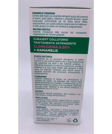 Curasept ADS Astringent Treatment - Chlorhexidine 0.20% Mouthwash 200ml | International Shipping Available - Buy Online on GoSupps.com
