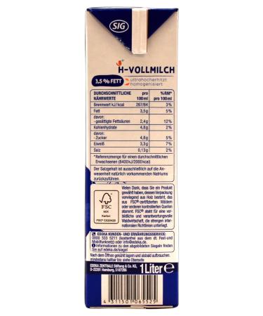 Buy Good & Cheap Liquid UHT Milk 3.5% - 12 Pack (12 x 1L) | International Shipping Available - Buy Online on GoSupps.com