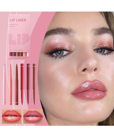  Generisch Set of 6 matte waterproof smudge-proof long-lasting lip pencils for women - Buy Online on GoSupps.com