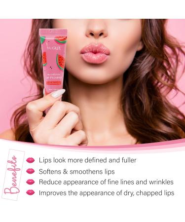 YUGLO Multi-Peptide Lip Plumping Treatment Youthful Lip Gloss & Moisturizer for Women Repair Chapped Lips with Watermelon Flavor - Buy Online on GoSupps.com