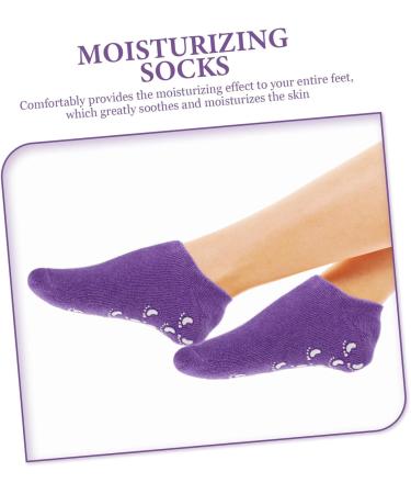FRCOLOR 2 Pairs Gel Socks Ladies Socks Silicone Gel Foot Moisturizing Socks Dry Feet Socks Foot Softening Gel Lined Socks Foot Masks Foot Caring Socks Household Gel Socks Miss Cotton Yarn - Buy Online on GoSupps.com