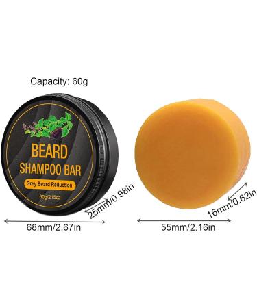  Deno Multiflorum Shampoo Bar for Men Beard Remover Grey White for Men Gives the Look of Thicker and Fuller Beard - Buy Online on GoSupps.com