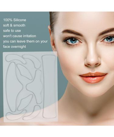 Layhou Anti-Wrinkle Pads - Reusable Silicone Facial Patches for Forehead Cheeks & Neck | Anti-Wrinkle Plaster #2 for Youthful Skin - Buy Online on GoSupps.com