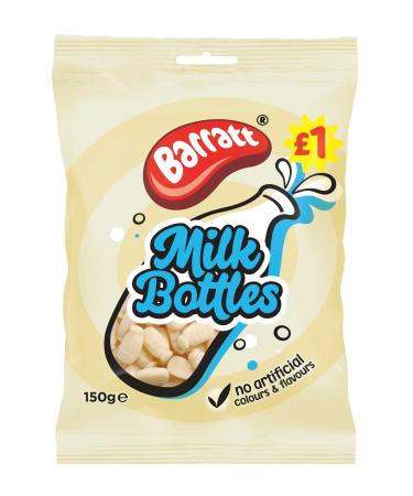 Barratts Sweets 12 Bags (Barrats Milk Bottles 12 x 150g)