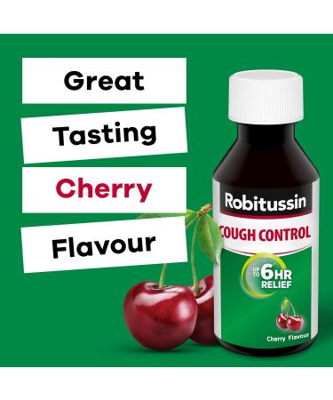Robitussin Cough Control Cherry Flavor 100ml Regular - Buy Online on GoSupps.com