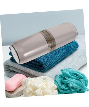 Buy Hapinary Box Racchante Travel Toothbrush Case & Cups - Portable Travel Toothbrush Holder & Toothpaste Etui - Ideal for International Journeys - Buy Online on GoSupps.com