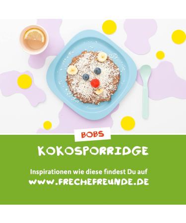 FRECHE FREUNDE Organic Squeezies - Vegan Cereal Breakfast Mix for Babies 10+ Months | Pack of 3 Squeezable Pouches (3 x 4x100g) - Buy Online on GoSupps.com