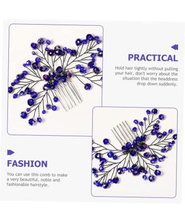 PLAFOPE Bridal Wedding Comb Bridal Headpieces Bridal Side Combs Hair Combs for Women Decorative Wedding Hair Accessories Hair Combs for Women Accessories Hair Comb Clip Bride Hair Comb - Buy Online on GoSupps.com