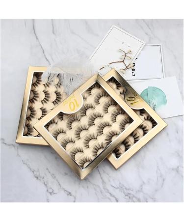 UAMOU 50/100/300pairs Natural Mink Eyelashes Faux 3d Mink lashes Strip Thick Dramatic False Eyelashes Extension Makeup Cils Cheerfully (Color : Y402 Size : 20 boxes) - Buy Online on GoSupps.com