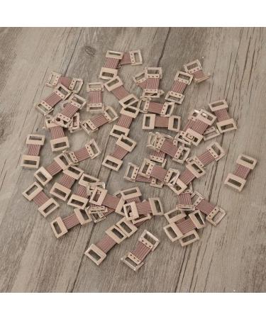 10PC Elastic Bandage Wrap with Metal Clips - Professional Stretch Fastening Hooks - White Color | International Shipping - Buy Online on GoSupps.com