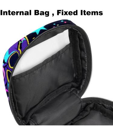 Large Capacity Storage Bags for Women's Bandages & Menstrual Cup - Travel Organizer with American Flag Design - 4.7x6.6x6.6 - Buy Online on GoSupps.com