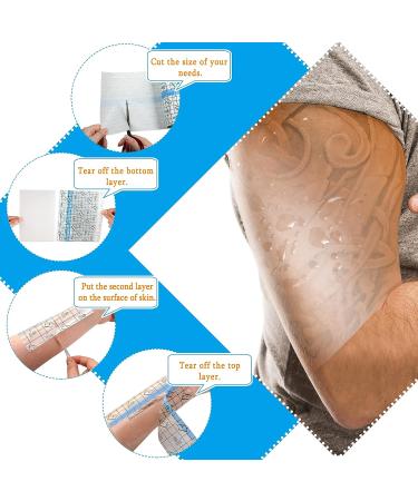 Waterproof Bandage Roll - 18 Rolls for Shower, Tattoo, Swimming - 3 Sizes - Buy Online on GoSupps.com