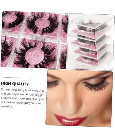 minkissy 1pair Fake Eyelashes Fluffy Wispy Eyelash Eyelashes Extension Tool Makeup Faux Eyelash Dramatic Eyelashes Black Eyelashes Fake Long Eyelash Miss Slender Decorate - Buy Online on GoSupps.com