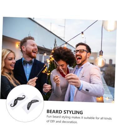 Beavorty Lot de 30 Autocollants pour Barbe et Moustache Petit Format Protecteurs Auto-adh sifs Accessoire D pilation pour Hommes Adapt s au Stylisme de Barbe et Usage Soin du Visage - Buy Online on GoSupps.com