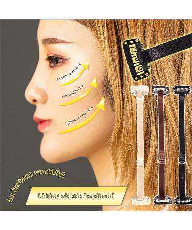 Foxy Eyes Lift Facelift Bands with Clips Instant Face Lift Band Reusable Facelift Tape for Face Invisible for Chin Neck Eyes (Single Strap & Black & Skin Tone & Brown) - Buy Online on GoSupps.com