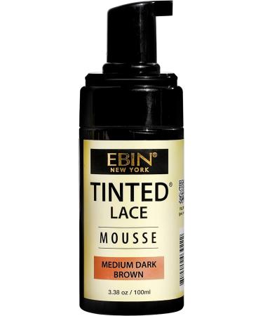 EBIN Tinted Lace Mousse (100ml Medium Dark Brown) 25 ml (Pack of 4) Medium Dark Brown - Buy Online on GoSupps.com