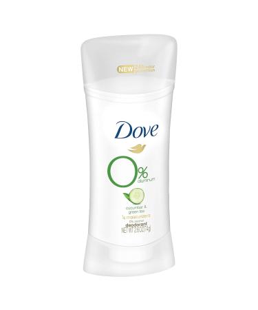 Dove 0% Aluminum Deodorant for Women Moisturizers Cucumber & Green Tea, 24-Hour Odor Protection, 2.6 oz (Pack of 3) - Buy Online on GoSupps.com