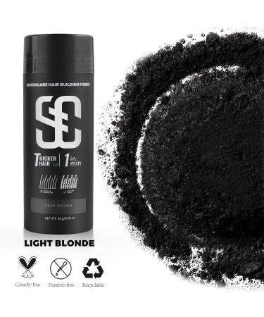 SOVONCARE Dark Brown Hair Fibers - Instant Thicker Hair for Men & Women | Conceal Thinning & Bald Spots - Natural & Undetectable 28g - Buy Online on GoSupps.com