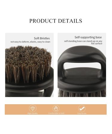3-Piece Barber Brush and Comb Set with Blade Cleaning Brush - Gold | For Men, Women, Beauty Salons | Hair Cutting Comb | Home Use - Buy Online on GoSupps.com