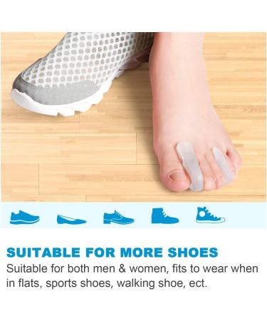 Buy Bukihome Silicone Toe Separator - 8 Pieces for Bunion Relief & Overlapping Toes | Best Toe Spacers for Comfort - Buy Online on GoSupps.com
