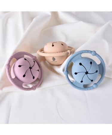 HOTABLE UFO Silicone Baby Snack Cup - Spill-Proof Toddler Container (Blue) - Buy Online on GoSupps.com