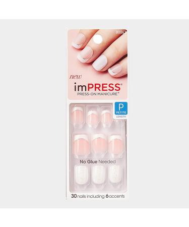 KISS imPRESS (MY SMILE IS BEAMING) PETITE Length PressOn Nails