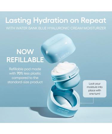 LANEIGE Water Bank Blue Hyaluronic Moisturizer 1.6 Fl Oz | Hydration Squalane Ceramide | Dermatologist-Tested | International Shipping Available - Buy Online on GoSupps.com