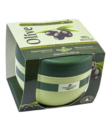 Herbolive Body Butter with Olive Oil | Natural Sunflower Oil | Hydrating Skin Care Lotion for Women | Bioactive Aloe & Panthenol | Moisturizing & Invigorating for Soft Skin - Buy Online on GoSupps.com