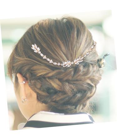 DOITOOL 1pc Hair Comb Hair Accessory for Women Bridal Hair Clip Hair Decorative Comb Styling Hair Clips Hair Bun Padding Wedding Headband Pearl Hair Bride Alloy Flowers Hair up - Buy Online on GoSupps.com
