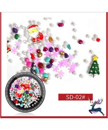 Nail DIY Decoration Christmas Nail Decoration Nail Art Decoration Christmas Nail DIY for Lovers Beginners Friends - Buy Online on GoSupps.com