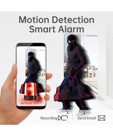 WonderFoto 1080P WiFi Spy Hidden Camera Detector with Motion Detection - Black-Pro - Buy Online on GoSupps.com