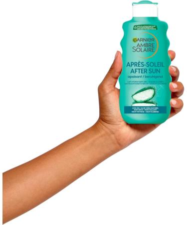 Buy Garnier After Sun Lotion - Cooling Aloe Vera Moisture Milk 200ml | Soothing Body Lotion for Sun Relief | International Shipping Available - Buy Online on GoSupps.com