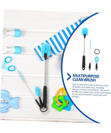 Buy Pretyzoom 6 STK Water Bottle Cleaning Brush Set - Multi-Purpose Glass & Plastic Cleaner | Ideal for Home Use - Fast International Shipping - Buy Online on GoSupps.com