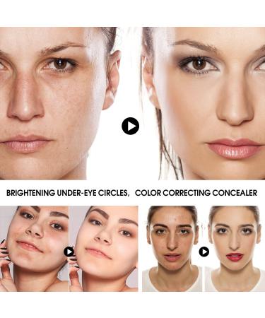 DE'LANCI Pro Full Coverage Liquid Concealer - Long Lasting & Waterproof - Vegan & Cruelty Free - Beige & Nude - Buy Online on GoSupps.com