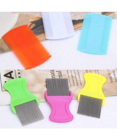 MWOOT 6-Piece Stainless Steel Pet Hair Nit Lice Combs Set for Dandruff Flakes Removal - Buy Online on GoSupps.com